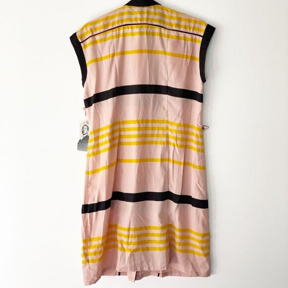 Jason Wu Striped Sleeveless Shift Dress - DOES NOT COME WITH BELT - Picture 4 of 6